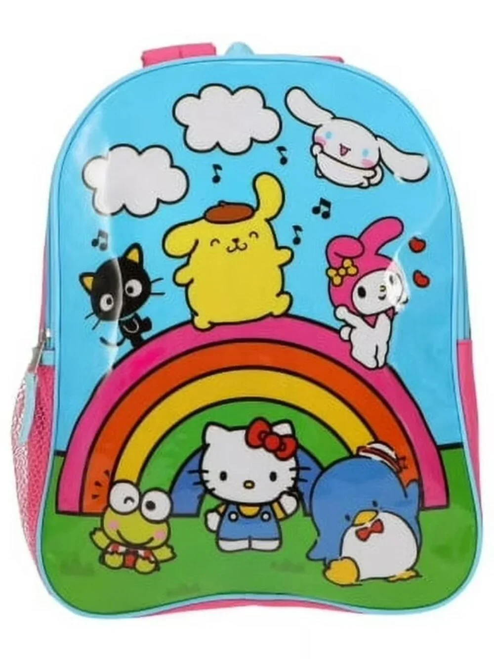 Wholesale Lot of 12 Hello Kitty And Friends Rainbow Children's Pink Backpack NWT